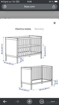 Dětská rostoucí postýlka - 7