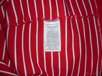 Červeno - bílé dámské tričkové šaty Tommy Hilfiger - 7
