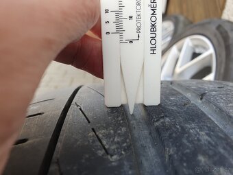 4x ALU 5x112 7,5Jx17 Borbet + letní pneu 225/45 r17 - 7