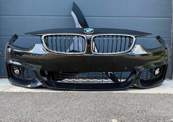 BMW F32 LCI M-paket nárazník blatník led světlo výztuha - 7