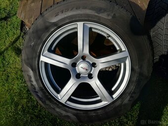 ALU kola 7,0Jx17 H2 ET45, PIRELLI 215/65 R17 103 H M+S - 7