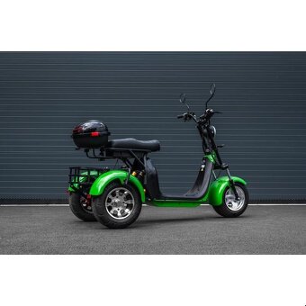 Elektrická tříkolka Leramotors C5, zelená - 7