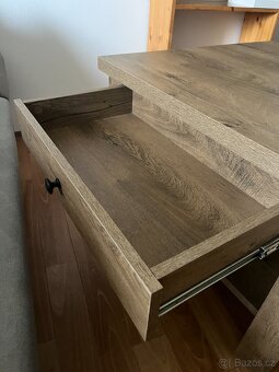 Stolek, Konferenční stůl s šuplíky 80x80cm výška 54cm - 7