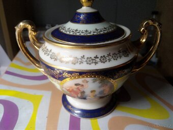 Stará sada keramiky - čajový servis - 7