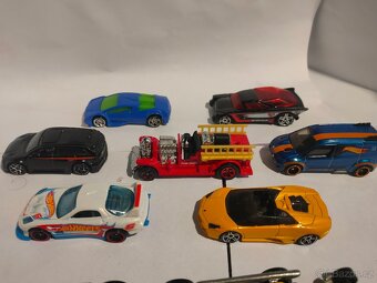 Autíčka,15 angličáků, kov, Hot wheels, Mattel, pěkné - 7