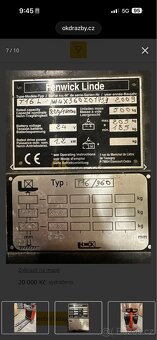 Paletový vozík Fenwick Linde T16 L - elektrický - 7