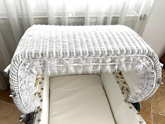 Košatina,proutěný kočárek pro dítě+zdarma dárky - 7