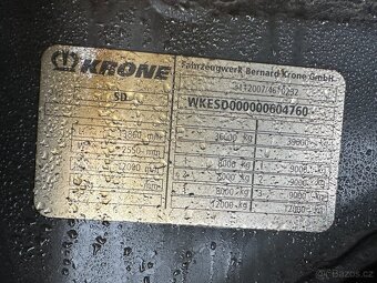 Krone SD SKŘÍŇ ,LOWDECK, ZVEDACÍ NÁP. - 7