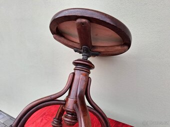 Secesní klavirní stolička THONET - 7