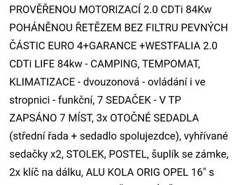 Opel Vivaro Westfalia 2012 - 7
