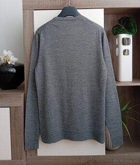 Jack & Jones lehký svetr vel. S 100% Merino unisex - 7