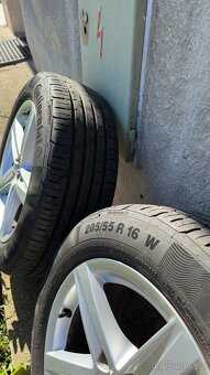 Alu kola = 5x112 r16 z AUDI A3 – ŠKODA OCTAVIA letní pneu - 7
