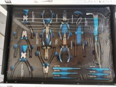 Dílenský vozík s nářadím 251ks,NOVÝ, gola sada,ploché klíče - 7