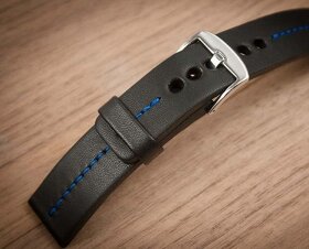 Kožený řemínek č.59 k hodinkám - 7