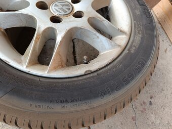 ALU kola 5x100 R14 pneu 185/65 R14 volkswagen polo - 7