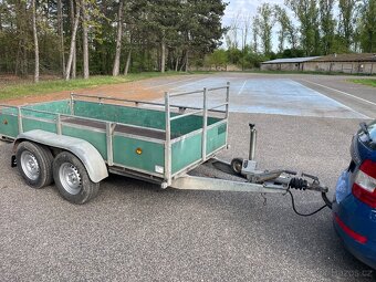 ✅Bržděný přívěs 2000 kg, 130x300, nová podlaha, nová stk - 7