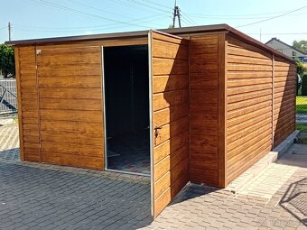 Plechová garáž 4x6m. - 7