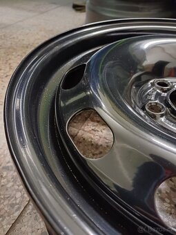 Plechové disky 5x100, ET38, R15 Škoda, Audi, VW, Seat - 7