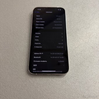 iPhone 13 Pro 128GB silver, pěkný stav, 12 měsíců záruka - 7