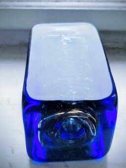 Váza Hutní sklo-František Vízner Škrdlovice vzor 6860/18 - 7