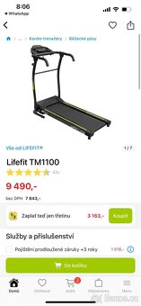 Běžecký pás LIFEFIT TM1100 - 7