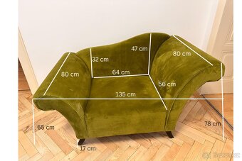 Zelený sametový gauč - 7