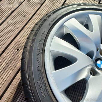 BMW Alu kola 126 Silver vč. pneu (sada) - 7