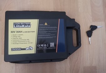 Baterie do elektrokoloběžky 60V 30 Ah - nová - 7