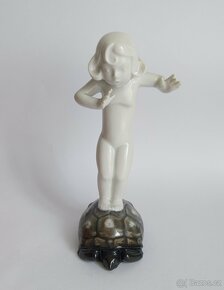 Putto stojící na želvně - Rosenthal - 7