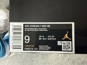Air Jordan 1 Mid Se 42,5 - 7