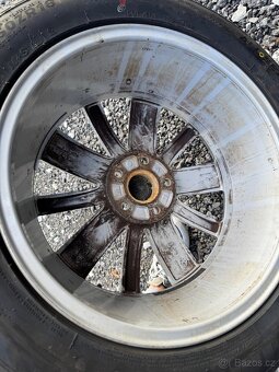 18" Originální ALU kola VW - nové celoroční pneu - 7