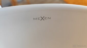 NOVÉ umyvadlo + černá vysoká baterie + černá výpusť MEXEN - 7