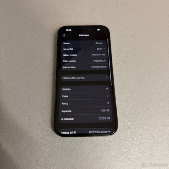 iPhone 14 Pro 256GB, pěkný stav, 12 měsíců záruka - 7