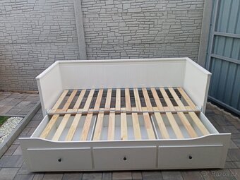 Prodám rozkládací postel IKEA 80/160cm x 200cm - 7