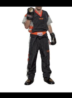 Uniforma PointFighting TOP TEN Mesh NEON černá - vel 150 - 7