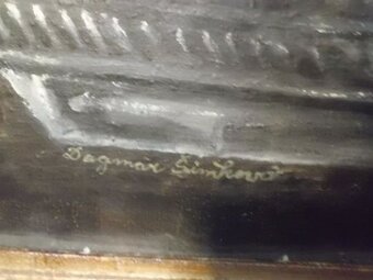 Starý Obr Obraz Olej - DAGMAR ŠIMKOVÁ Petrolejka a Letadla - 7