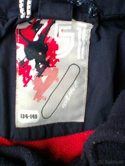 Dětská teplá bunda s kapucí,vel. 134-140 - 7