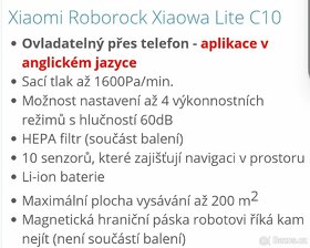 Xiaomi Roborock Xiaowa Lite C10

 - 7