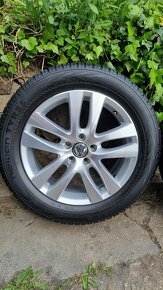 ALU 7Jx18H2 ET 43 5x112 original VW RONAL pneu NOKIAN - 7