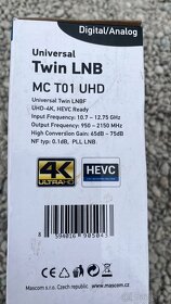 Prodám LNB konvertor Mascom MC MAQS01 monoblok - 7