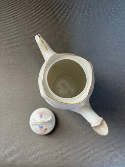 Starožitná secesní konvice 1.1l 19. století, Loket - 7