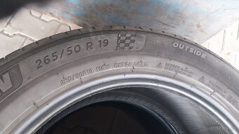 Prodám 2 x letní pneu Michelin 265/50/19 - 7