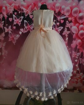Dětské slavnostní asymetrické šaty - 7