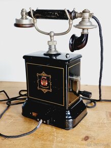 Starožitný telefon JYDSK, Dánsko, 1910, Telefon Aktieselskab - 7
