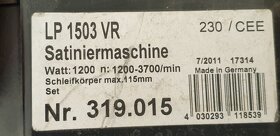 saténovací bruska FLEX LP1503VR - 7