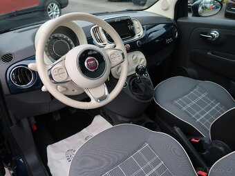Fiat 500 1.2i,51kW,NovéČR,Klima,2xkola,tempomat - 7