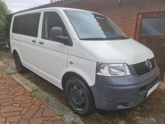 VW Transporter T5 1.9TDI, 75kW, r.v.07, 9 míst, klima - 7