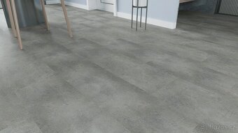Nejodolnější vinylová SPC klik podlaha imitace betonu - 7