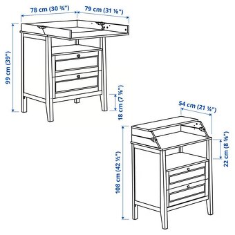IKEA Sundvik detsky set – postylka a prebalovaci pult - 7
