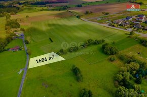 Prodej přírodní plochy, 1686 m² v obci Strážov. - 7